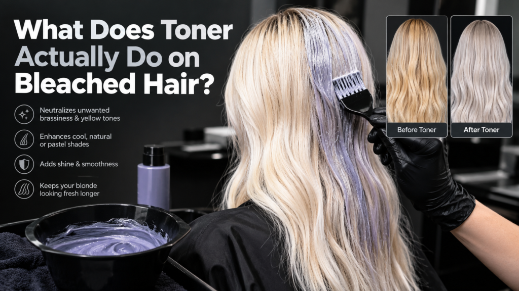 What Does Toner Actually Do on Bleached Hair