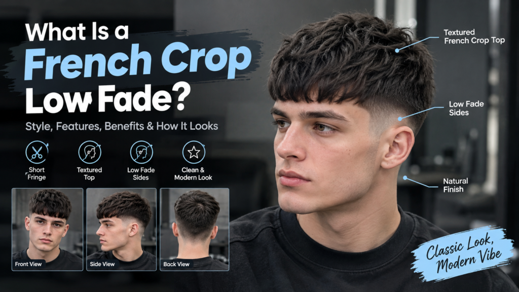 What Is a French Crop Low Fade