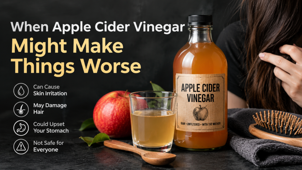 When Apple Cider Vinegar Might Make Things Worse