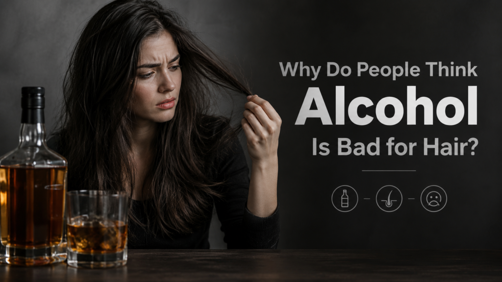 Why Do People Think Alcohol Is Bad for Hair