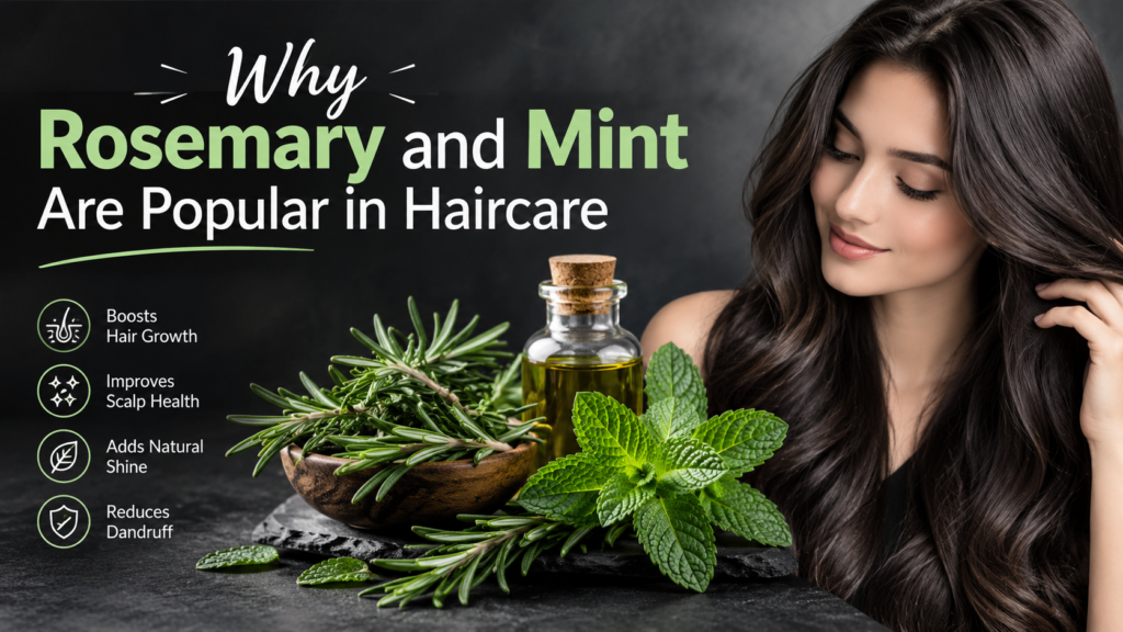 Why Rosemary and Mint Are Popular in Haircare
