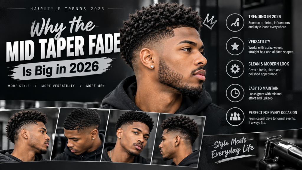 Why the Mid Taper Fade Is Big in 2026